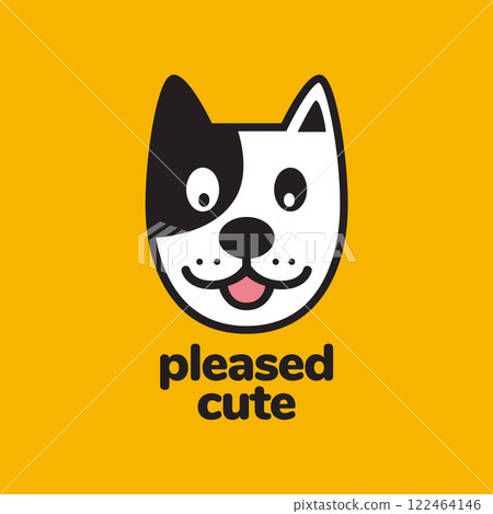 puppy dog pets pedigree cute smile happy mascot cartoon colorful logo icon vector illustration puppy dog pets pedigree cute smile happy mascot cartoon colorful logo icon vector illustration 122464146
