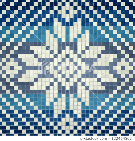 Scandinavian mosaic vector pattern 12 122464502