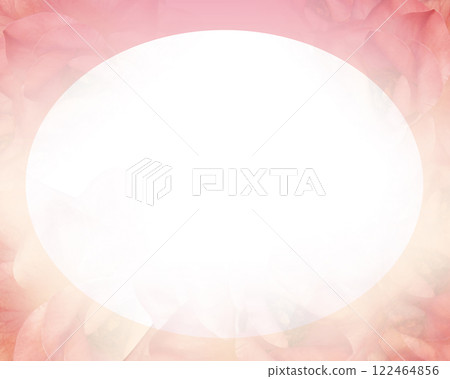 white center oval frame and blur pink rose background, pattern, texture, nature, card, fashion, copy space white center oval frame and blur pink rose background, pattern, texture, nature, card, fashion, copy space 122464856