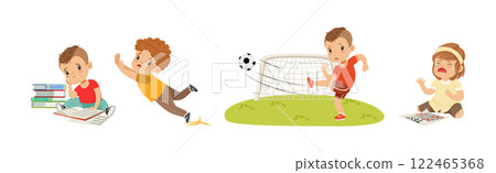 Little Children Character Failure and Mistake Vector Set Little Children Character Failure and Mistake Vector Set 122465368