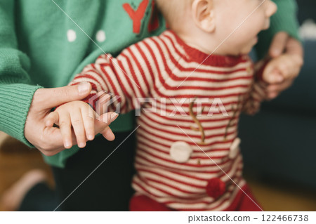A delightful Festive Baby and Caregiver Bonding Moment to cherish forever and enjoy A delightful Festive Baby and Caregiver Bonding Moment to cherish forever and enjoy 122466738