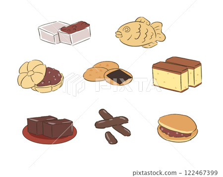 Japanese confectionery 122467399