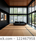 Modern design, minimalist design, living room 122467958