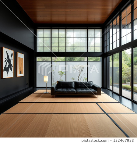 Modern design, minimalist design, living room 122467958