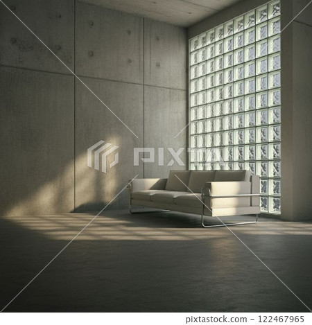Modern design, minimalist design, living room Modern design, minimalist design, living room 122467965