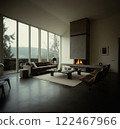 Modern design, minimalist design, living room 122467966