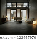 Modern design, minimalist design, living room 122467970