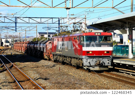 The end of the traditional freight train "Annaka Freight" is nearing - pulled by electric locomotive EH500 The end of the traditional freight train "Annaka Freight" is nearing - pulled by electric locomotive EH500 122468345