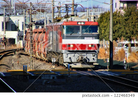The end of the traditional freight train "Annaka Freight" is nearing - pulled by electric locomotive EH500 122468349