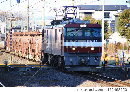 The end of the traditional freight train "Annaka Freight" is nearing - pulled by electric locomotive EH500 122468350