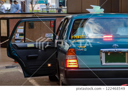 Taxi waiting for customers Taxi waiting for customers 122468549