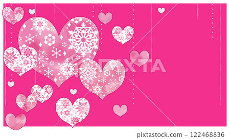 雪和心情人節背景 雪和心情人節背景 122468836
