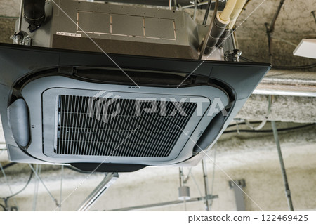 Ceiling-mounted commercial air conditioners Ceiling-mounted commercial air conditioners 122469425