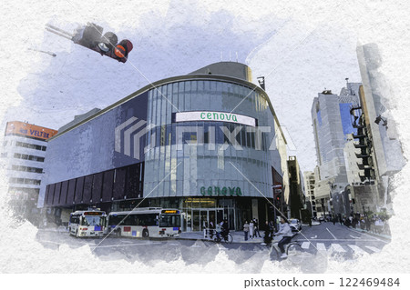 水彩風格新靜岡站 Cenova Cenova 靜岡縣靜岡市 水彩風格新靜岡站 Cenova Cenova 靜岡縣靜岡市 122469484