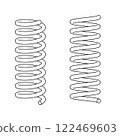 Spring line drawing 122469603