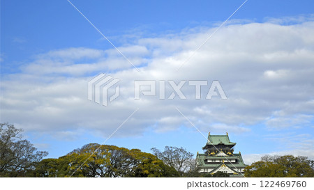 大阪城公園本丸絕景(固定攝影) 大阪城公園本丸絕景(固定攝影) 122469760