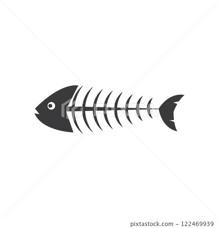 Bone fish icon 122469939