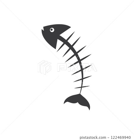Bone fish icon Bone fish icon 122469940