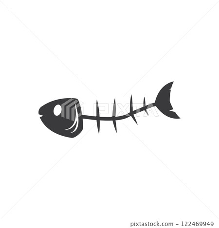 Bone fish icon 122469949