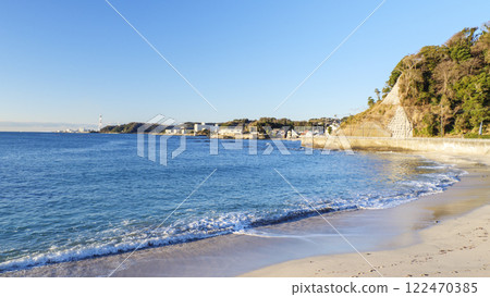 Winter at Kannonzaki Park in Yokosuka City on the Miura Peninsula 122470385