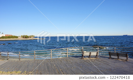 Winter at Kannonzaki Park in Yokosuka City on the Miura Peninsula 122470418