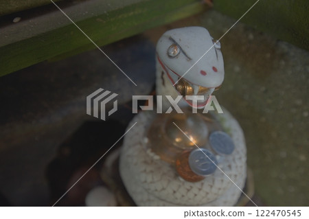 Snake pottery, dedicated to a shrine Snake pottery, dedicated to a shrine 122470545