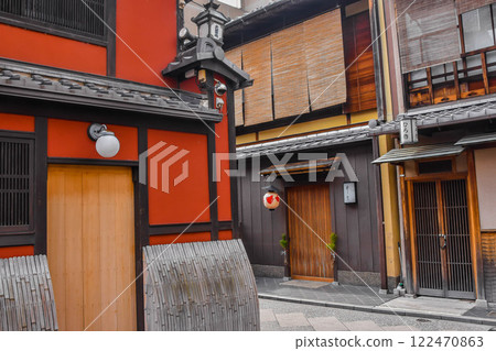 京都市中京區先鬥町的白天街景 京都市中京區先鬥町的白天街景 122470863