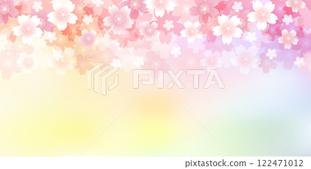 日本模式櫻花春天背景 122471012