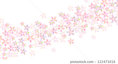 日本模式櫻花春天背景 122471018