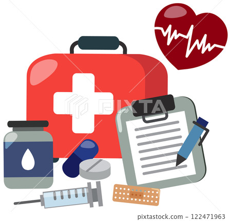 Healthcare Essentials and Medical Tools 122471963