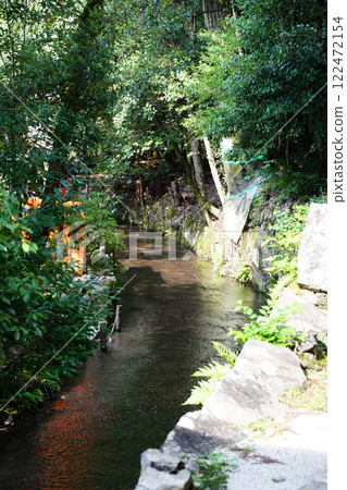 流經京都神社境內的一條小溪 122472154