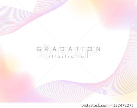 Curve and gradient background_pink 122472275