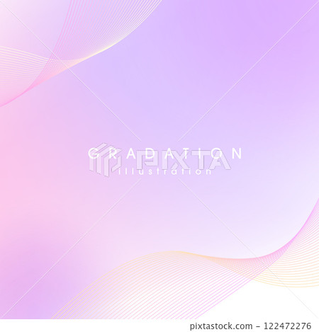 曲線漸層背景_粉紅色和紫色 122472276