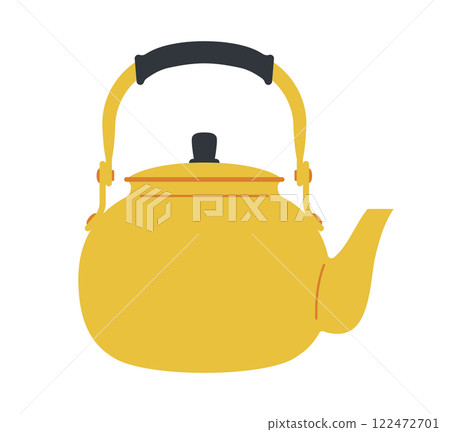 Simple kettle / Flat vector illustration 122472701