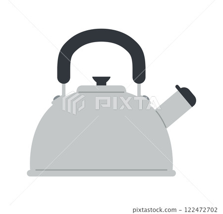 Simple kettle / Flat vector illustration 122472702