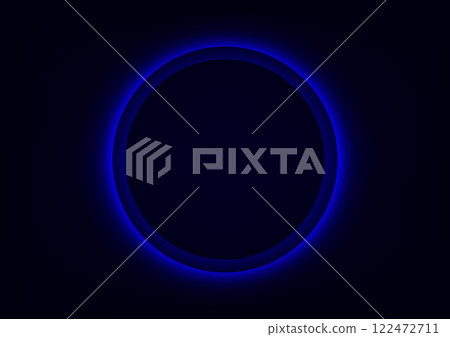 Circle blue dark len technology abstract background Circle blue dark len technology abstract background 122472711