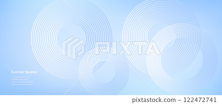 geometry abstract striped line circle background 122472741