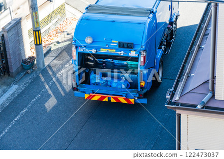 垃圾車 垃圾收集 垃圾車 垃圾收集 122473037