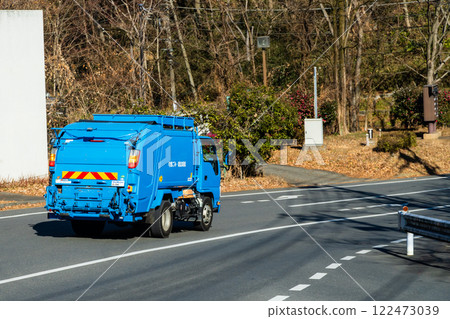 Garbage truck Garbage collection Garbage truck Garbage collection 122473039