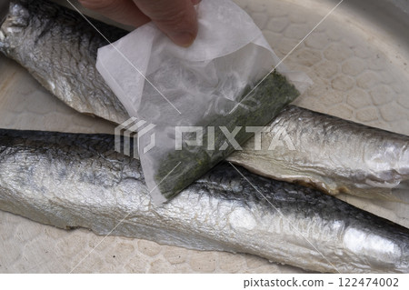 Herring soba - Steps and recipes for making sweet and sour herring 122474002