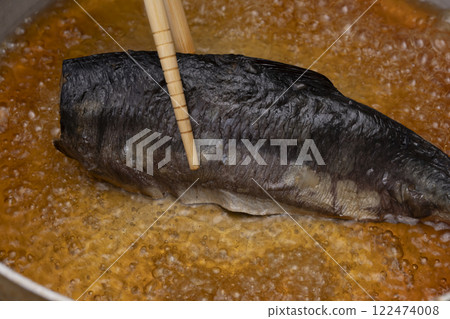 Herring soba - Steps and recipes for making sweet and sour herring 122474008