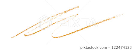 Orange pencil strokes isolated on transparent background Orange pencil strokes isolated on transparent background 122474123