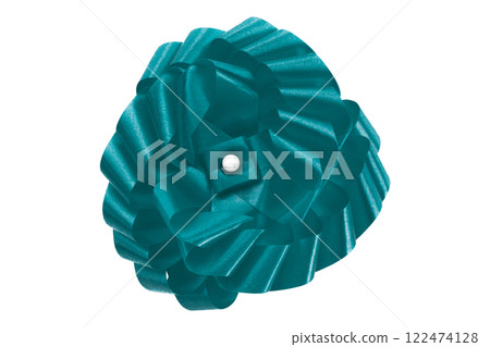 green ribbon on isolated on transparent background. green ribbon on isolated on transparent background. 122474128