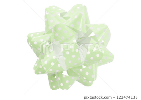 green ribbon on isolated on transparent background. green ribbon on isolated on transparent background. 122474133