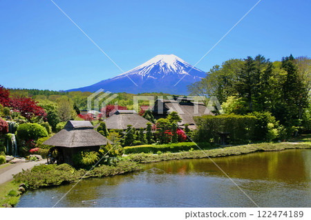 Mount Fuji and Oshino Hakkai (Oshino Village, Yamanashi Prefecture) 122474189