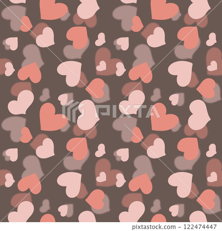Blurred background with heart pattern Blurred background with heart pattern 122474447