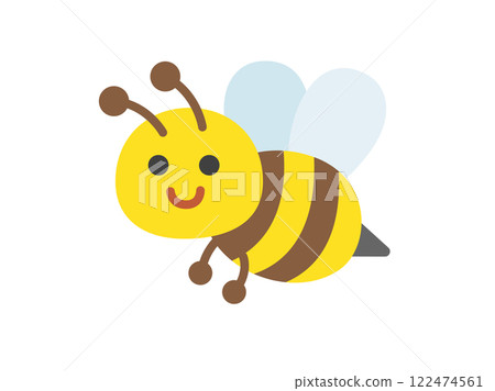 蜜蜂字元圖示的插圖 蜜蜂字元圖示的插圖 122474561