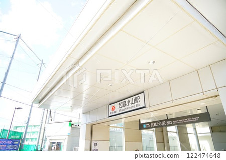 Entrance to Musashi-Koyama Station 122474648