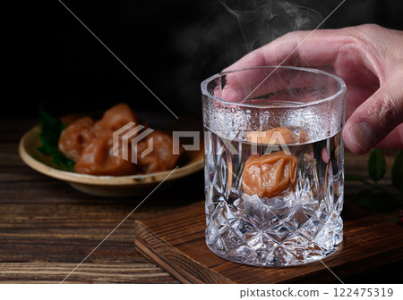 Shochu with plum 122475319