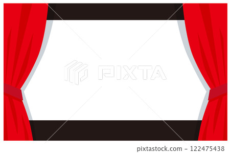 劇院裝飾框架插圖 122475438